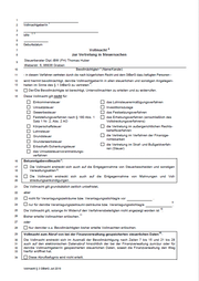 Vollmacht zur Vertretung von Steuersachen